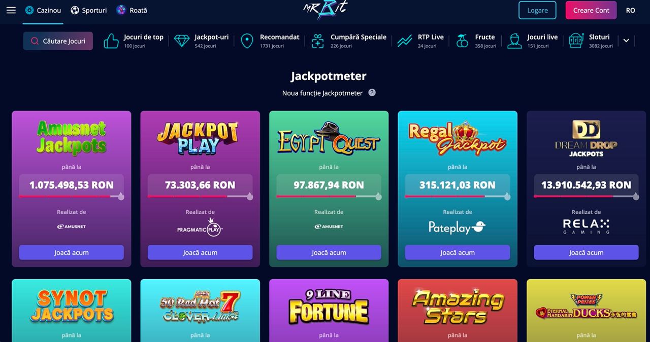 Jackpotmeter Mr Bit