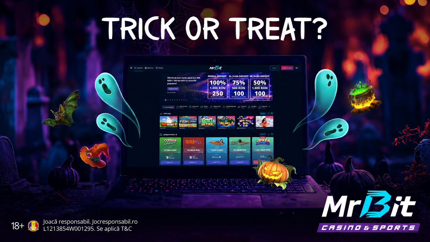 MrBit Halloween sloturi